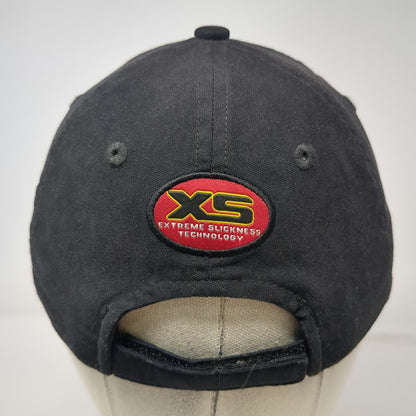 RIO Baseball Cap Black OSFM Strapback Fly Fishing XS Technology Hat Jim Vincents