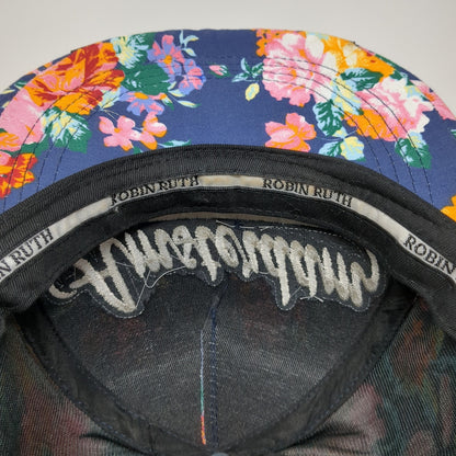 Amsterdam Snapback Hat Multicolor One Size Adjustable Floral Robin Ruth