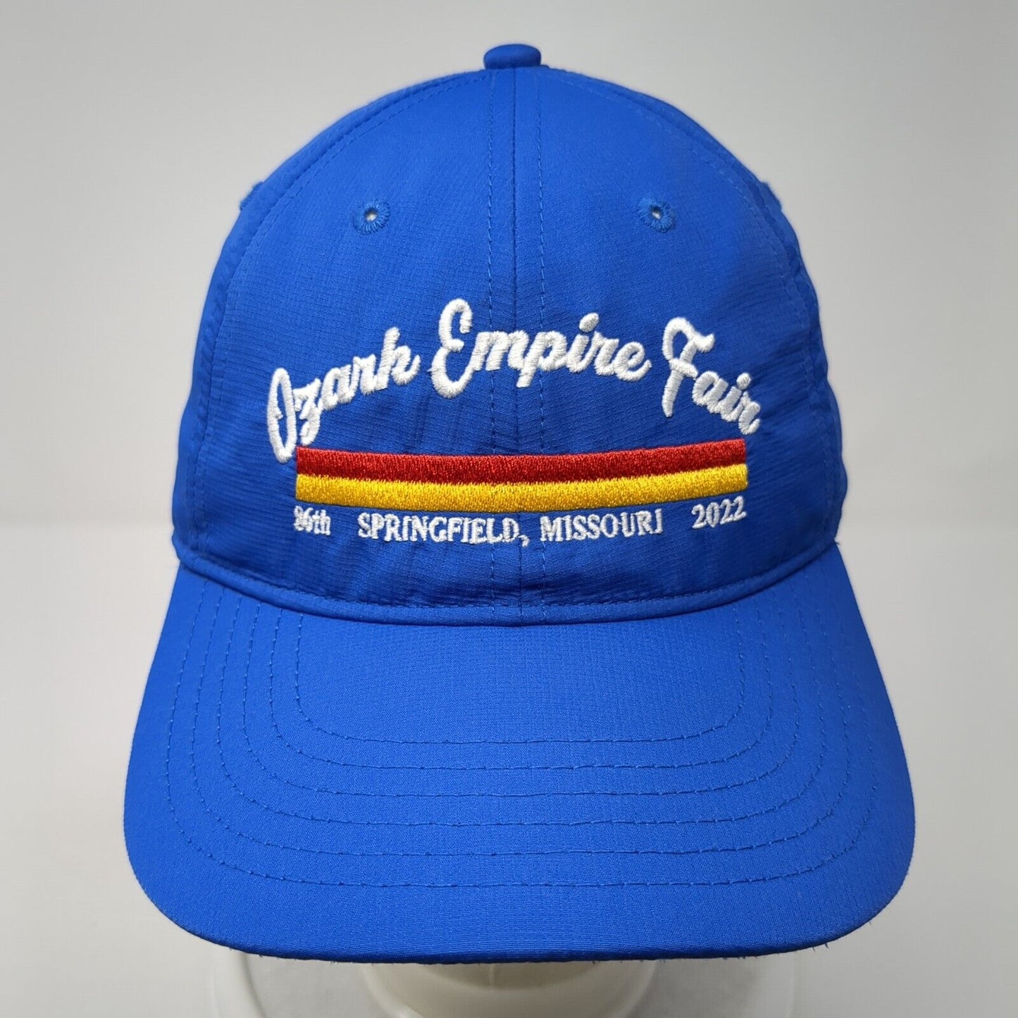 Ozark Empire Fair Strapback Hat Blue One Size Adjustable Outdoor Cap