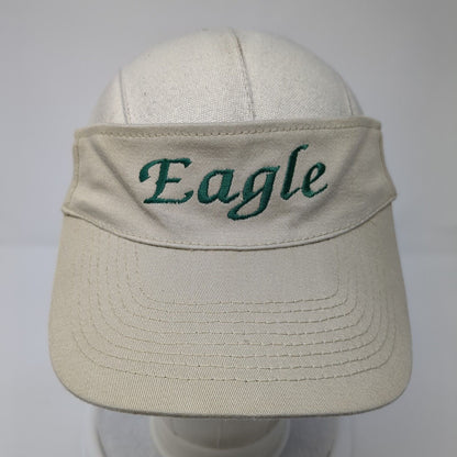 Eagle Fitted Sun Visor Hat Tan One Size Solid The Flexible Fit Otto