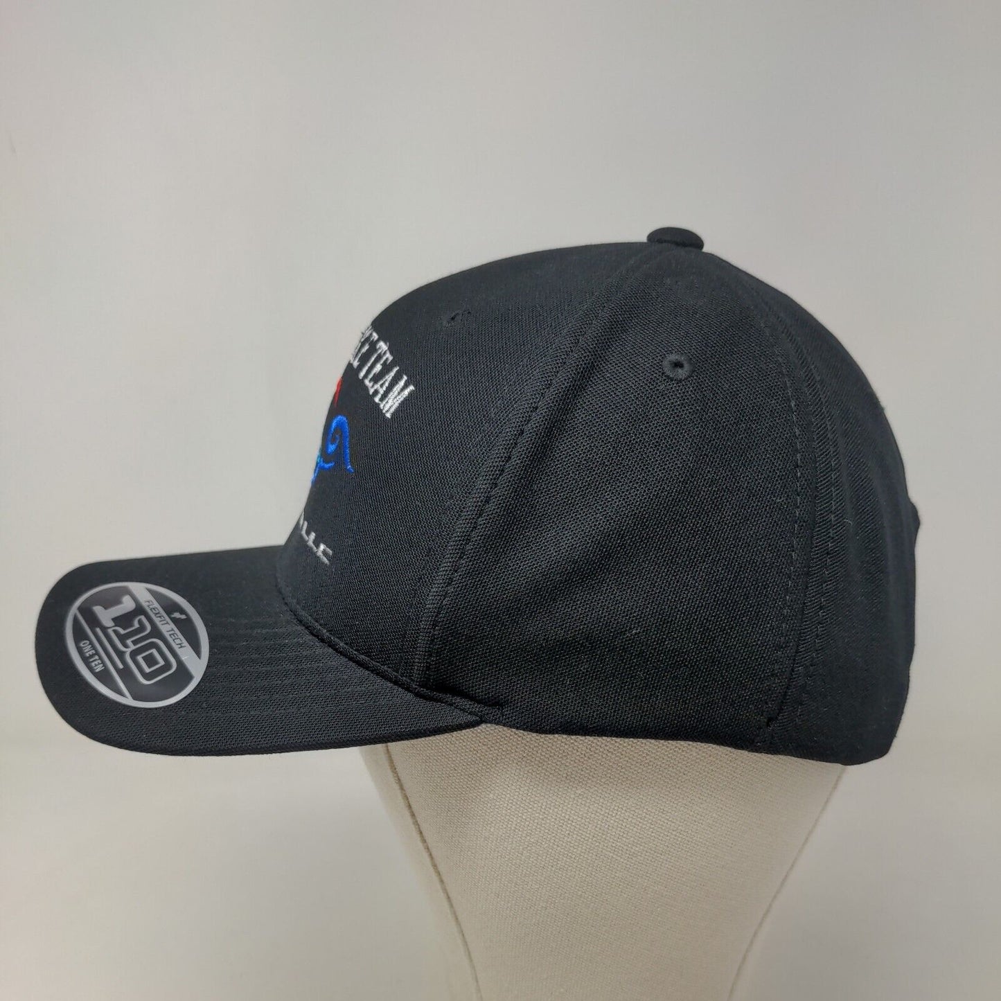 Port Authority Men's Strapback Hat Black OSFA Epic Fat Bike Team Logo