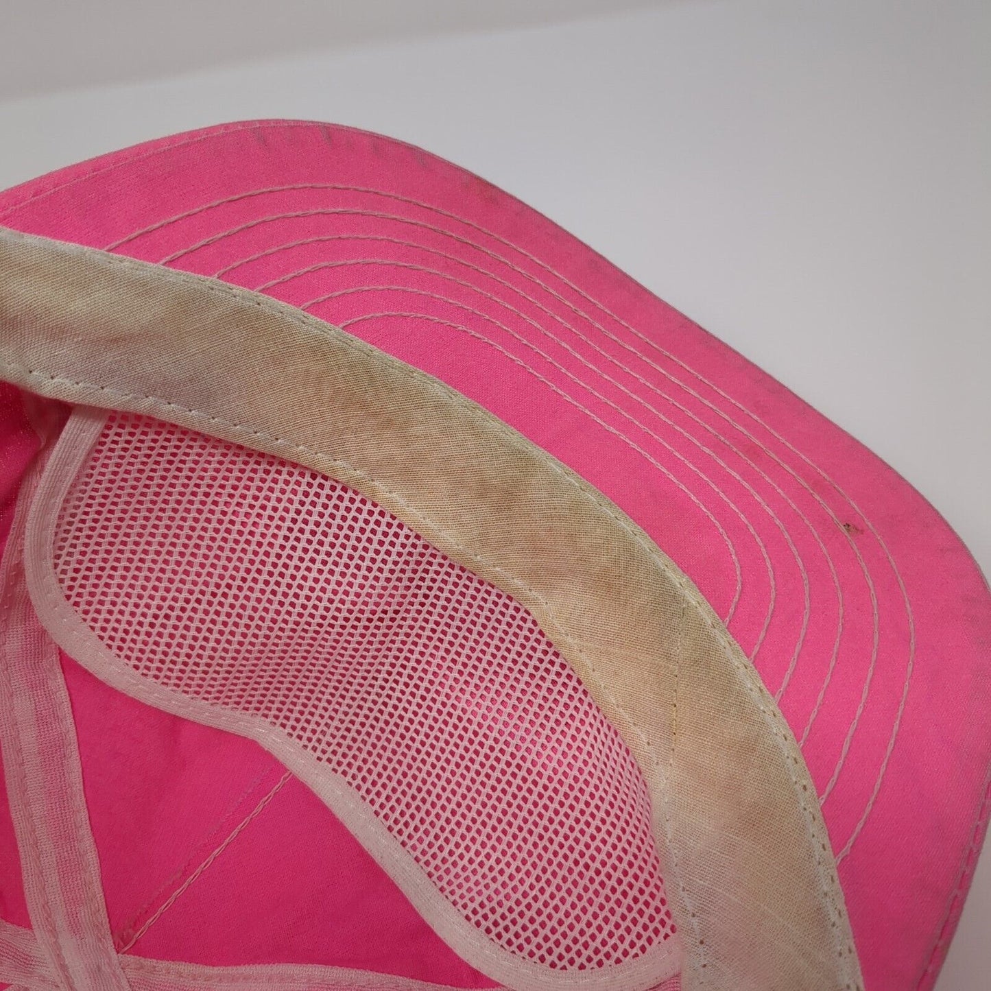 Vintage Bendix Henderson Wheel Snapback Hat Pink OSFA Graphic Logo USA Swingster