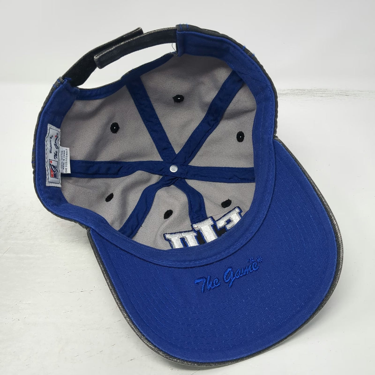 Eastern Illinois Panthers NCAA The Game Cap Hat Gray Blue White One Size Logo