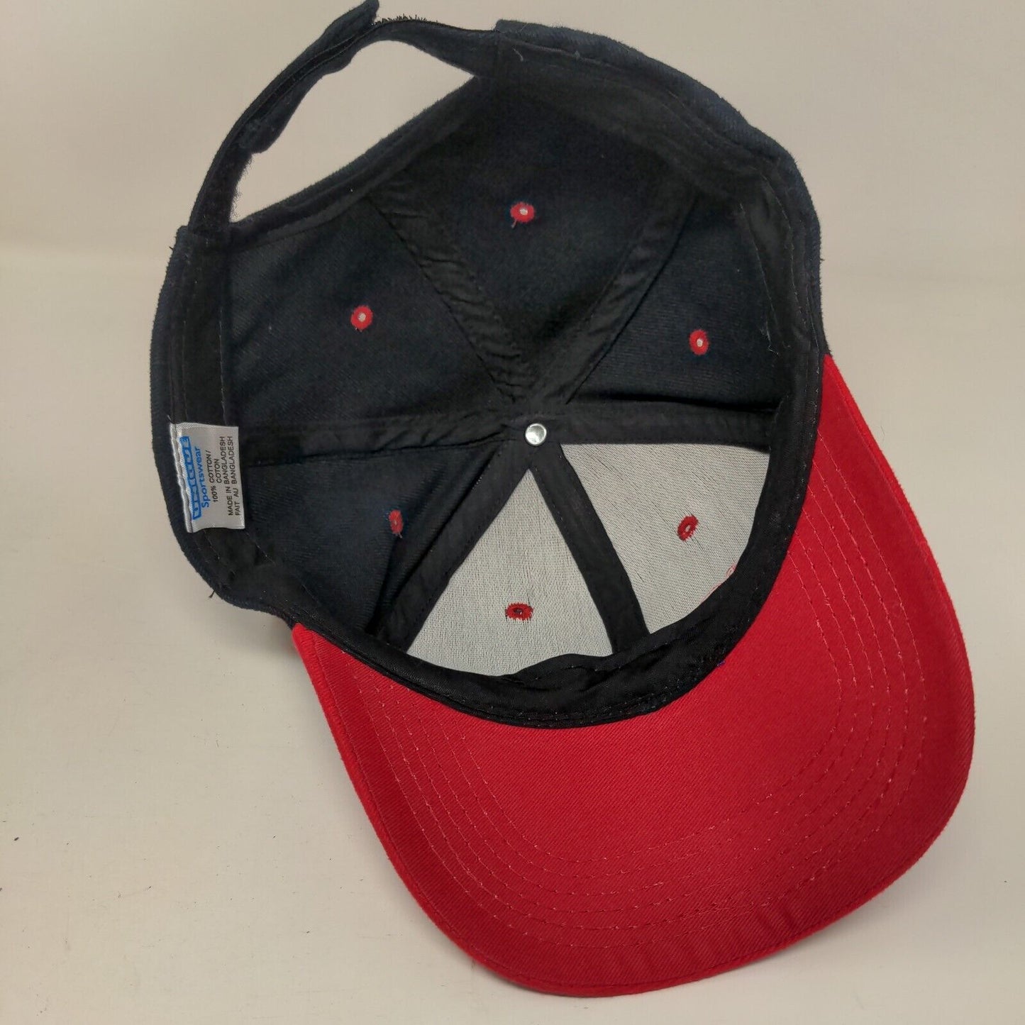 Montreal Strapback Hat Multi One Size Embroidered Colorblock Unique