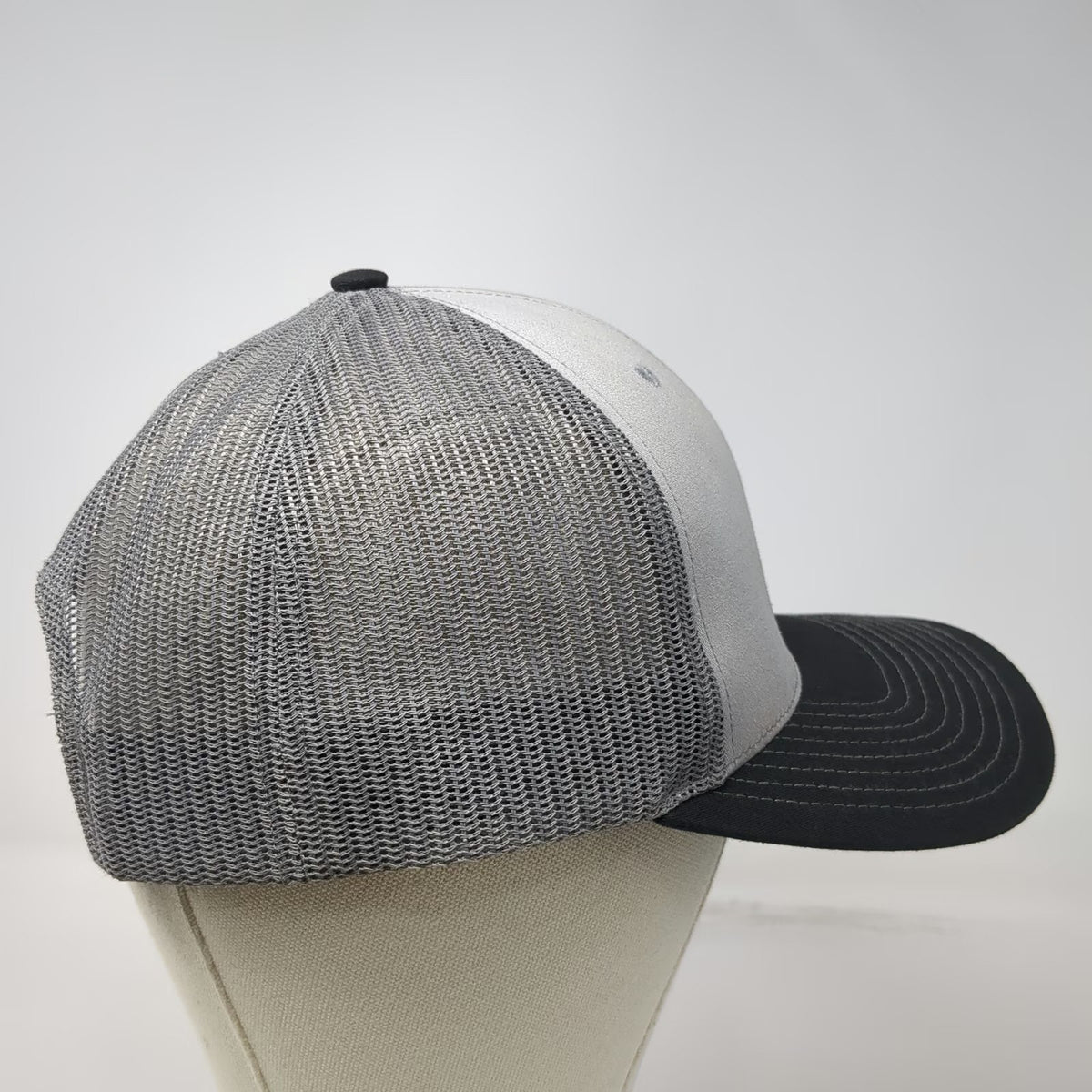 Richardson Gray Trucker Hat One Size Snapback Valley Wide Cooperative Logo Mesh