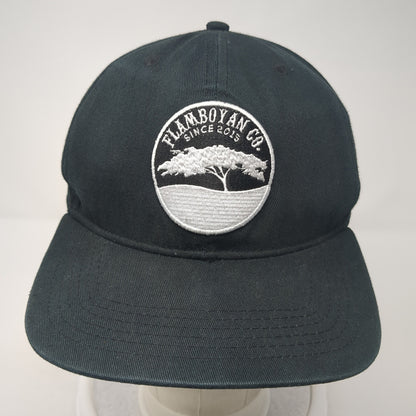 Flamboyan Co. Since 2015 Snapback Cap Black One Size Adjustable Embroidered