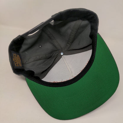Meier Lake Snapback Hat Gray One Size Adjustable The Classics Yupoong