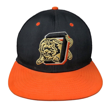 The Game Fitted Hat Orange Black Size M Embroidered Logo Lion O