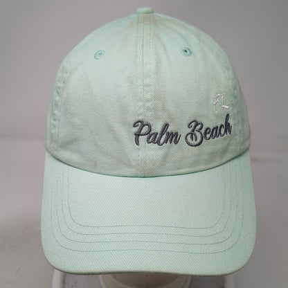 Paramount Apparel Baseball Cap Green M Palm Beach FL Cotton Slideback