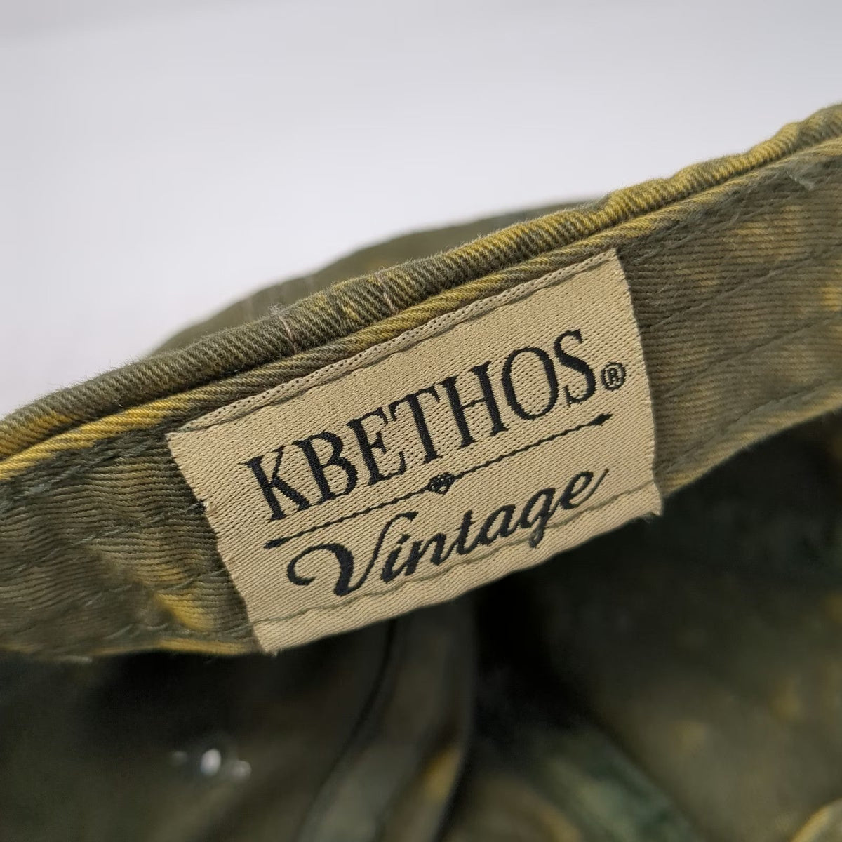 KBETHOS Baseball Cap Green One Size Distressed Army Cotton Slideback Hat