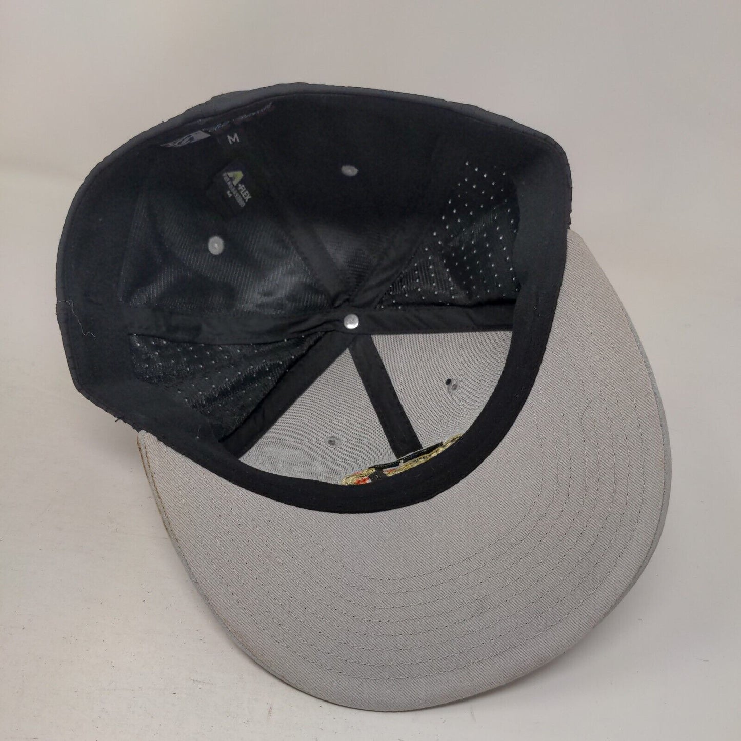 The Game Pro Fitted Hat Black Size M Embroidered O Lion Logo