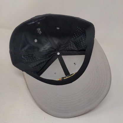 The Game Pro Fitted Hat Black Size M Embroidered O Lion Logo