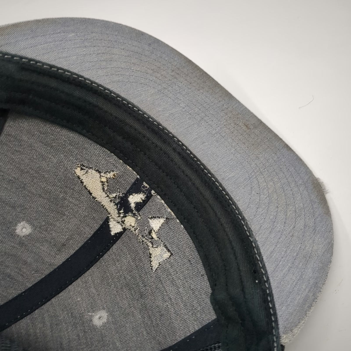 Richardson Trucker Hat Gray L Mesh Snapback Black Canyon Trout Farm Fishing Fish
