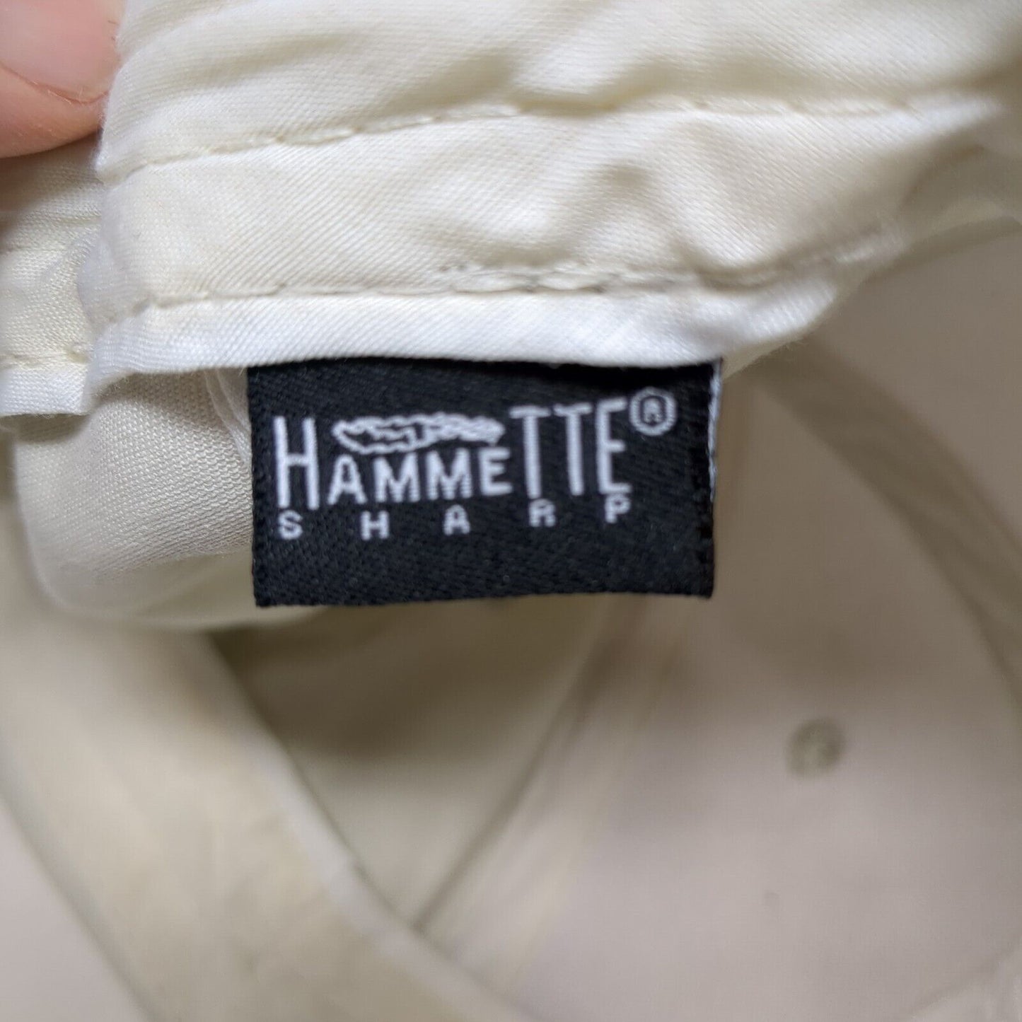 Eupen Strapback Hat Tan OSFA Adjustable Embroidered 6 Panel Hammette Sharp