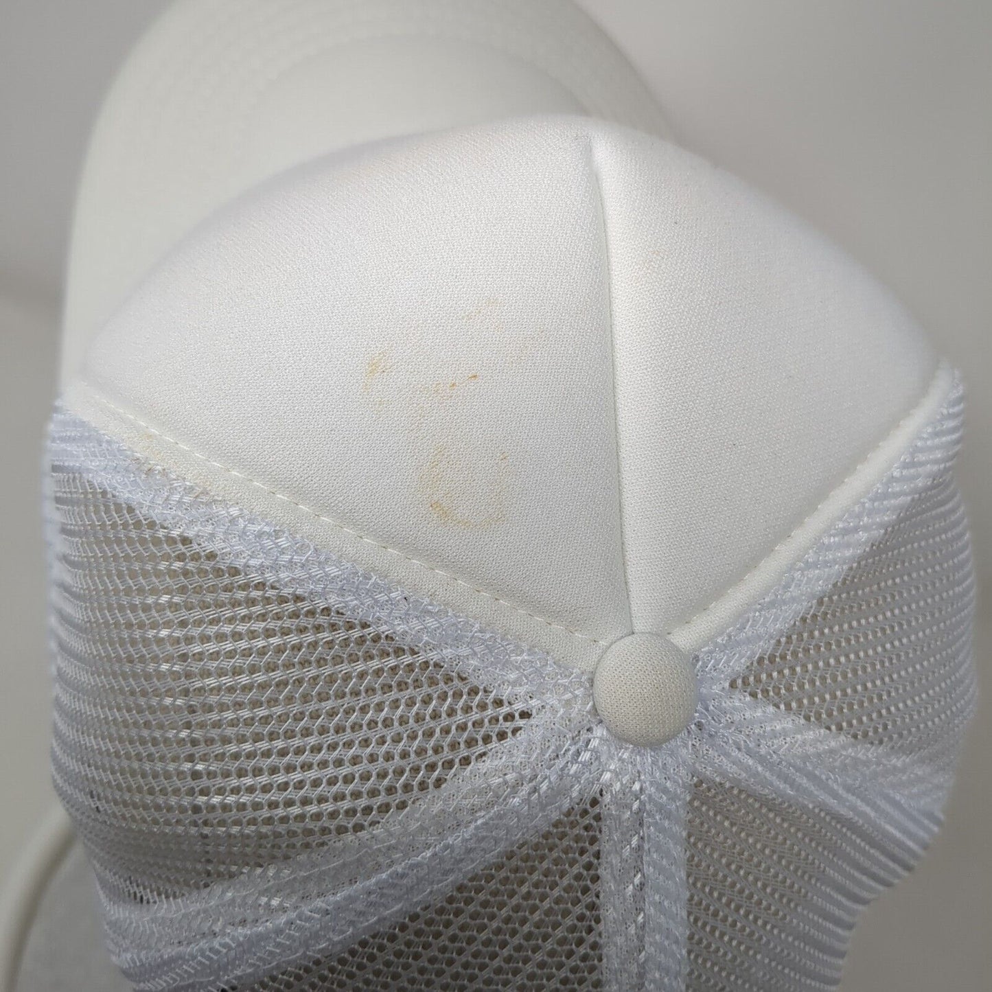 Umbrella Snapback Trucker Hat White OSFM Adjustable Mesh Back Rope Otto