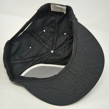 Ownco 5 Panel Black Hat One Size SMR Network Phone Graphic Snapback Made in USA