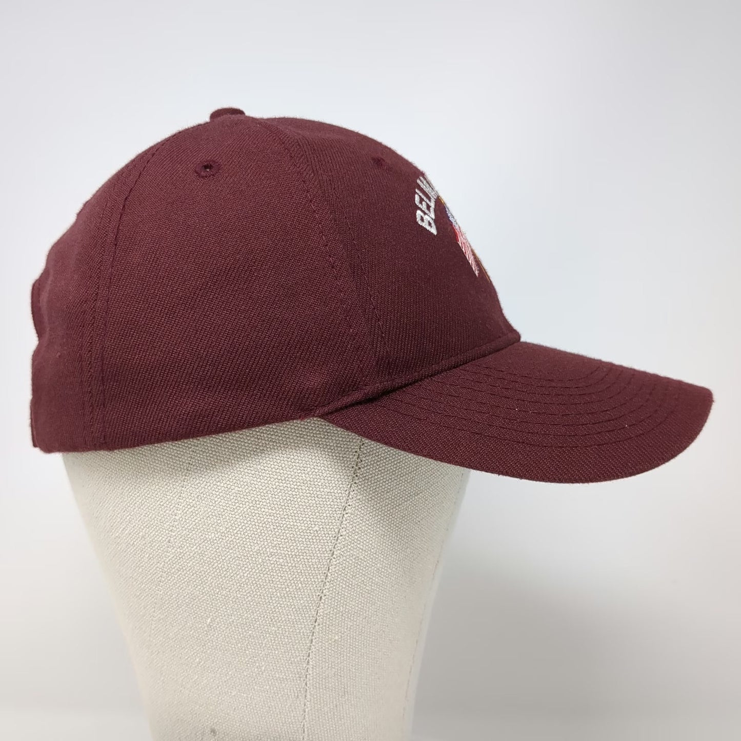 Otto Baseball Cap Red One Size Belmar Deli USA Italy Flag Embroidered Hat