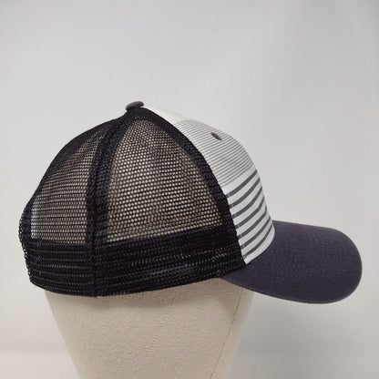 Ahead Snapback Mesh Back Trucker Hat Multicolor OSFA Mid Fit Striped