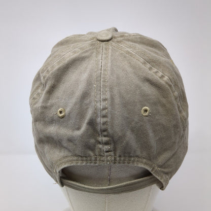 McCall Idaho Strapback Hat Brown One Size Solid Adjustable Embroidered
