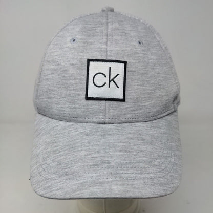 Calvin Klein Men's Slideback Hat Gray Size Os Embroidered Logo Poly Blend