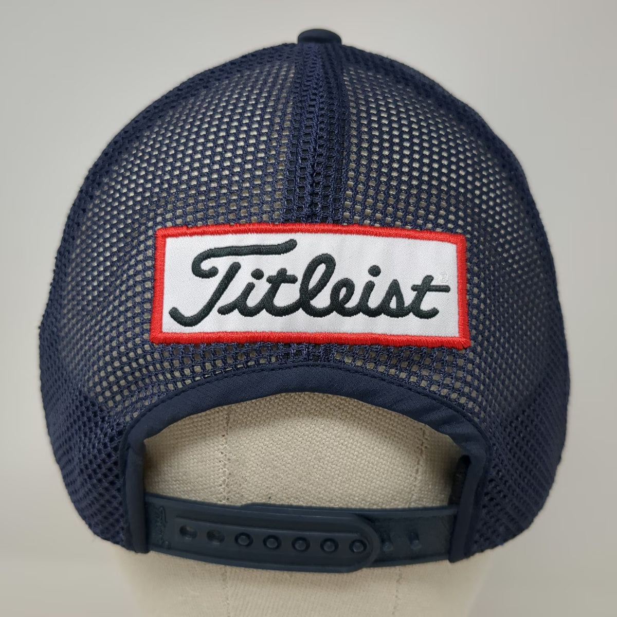 Titleist Trucker Hat Blue White One Size Mesh Back Snapback FJ Pro V1 Golfing