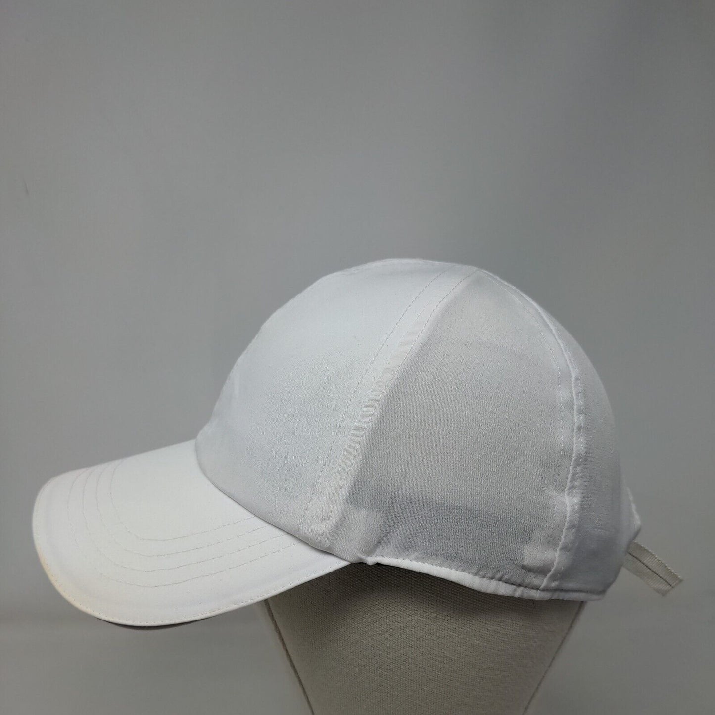 Unbranded Slideback Hat Arctic White OSFM Adjustable Solid Blank