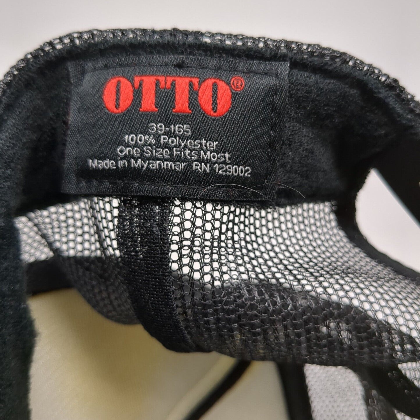 EV Snapback Trucker Hat Black OSFM Adjustable Mesh Back 6 Panel Rope Otto