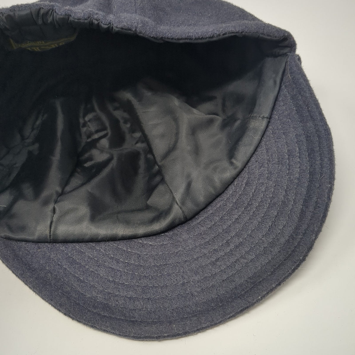 Vintage Kokin New York Women's Hat Black Blank Front Band Stretch