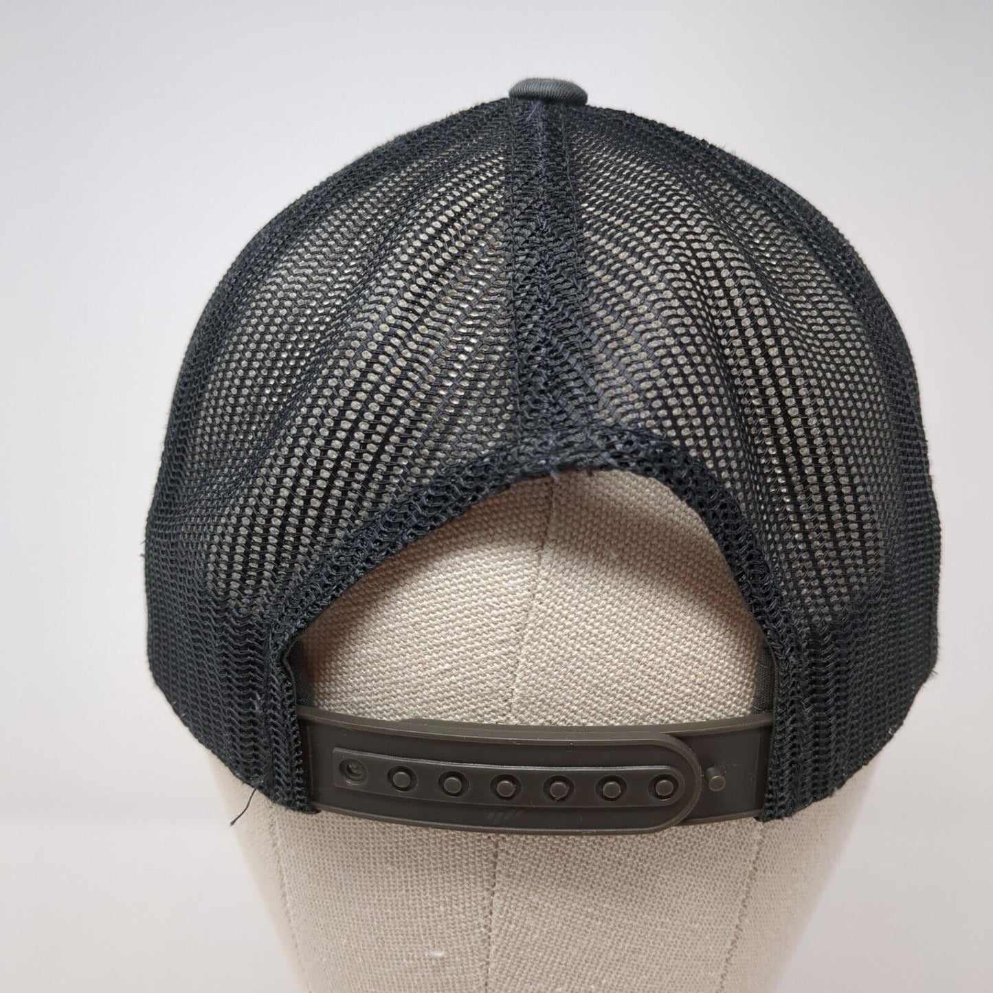 Idaho Snapback Trucker Hat Gray One Size Adjustable Mesh Back Classics Yupoong