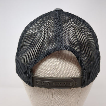 Idaho Snapback Trucker Hat Gray One Size Adjustable Mesh Back Classics Yupoong