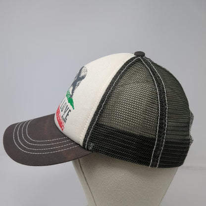 Billabong Trucker Hat Gray One Size California Love Bear Mesh Snapback Surf