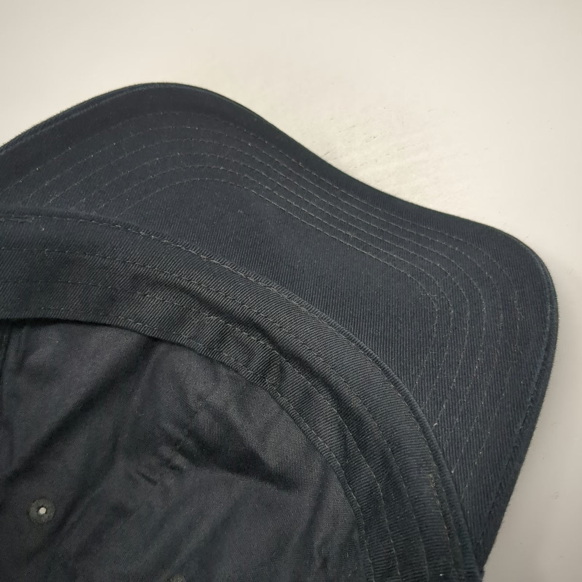 Nike Baseball Cap Black White One Size Adjustable Swoosh Slideback Cotton Hat