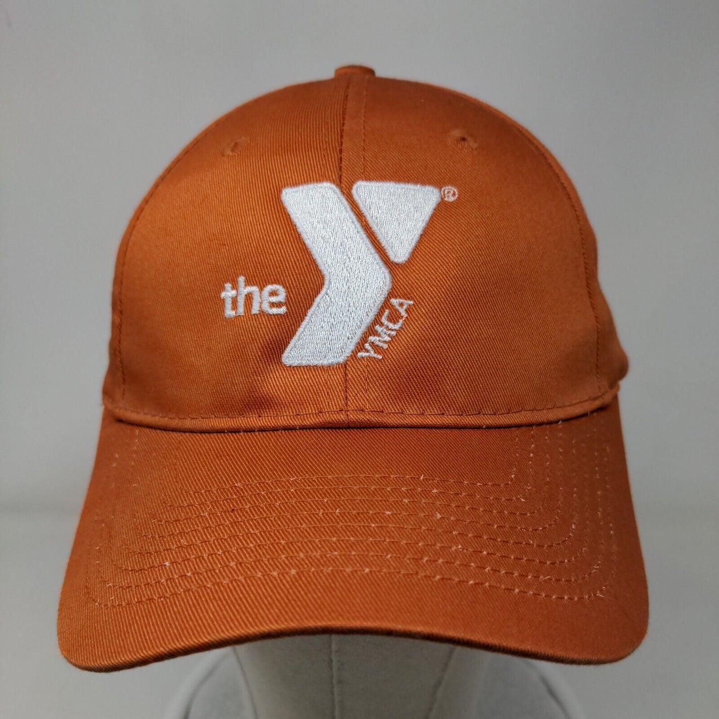 The YMCA Baseball 2019 Strapback Hat Orange One Size Embroidered 6 Panel