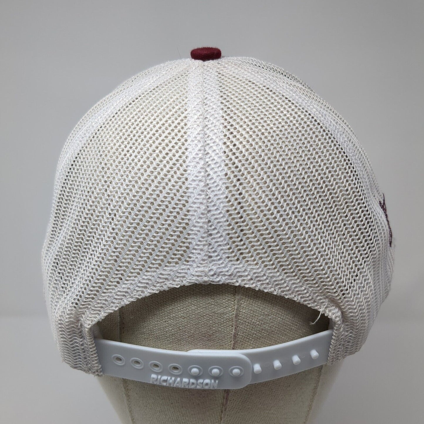 Sandy McLeod Memorial Spurs & Spikes Snapback Trucker Hat Red OS Adjustable