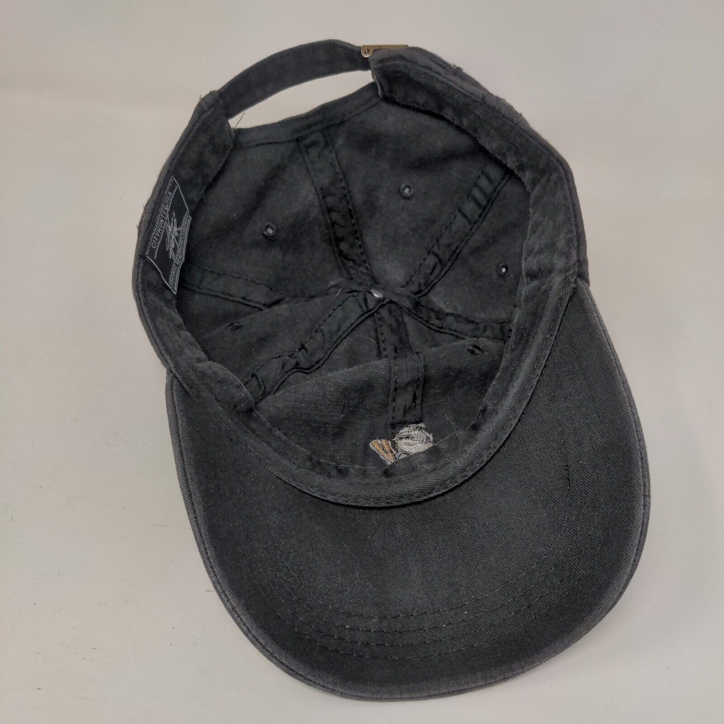 Sushi Chef Slideback Hat Black One Size Embroidered 6 Panel City Hunter