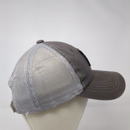 Vertx Patch Strapback Mesh Back Trucker Hat Gray One Size Adjustable