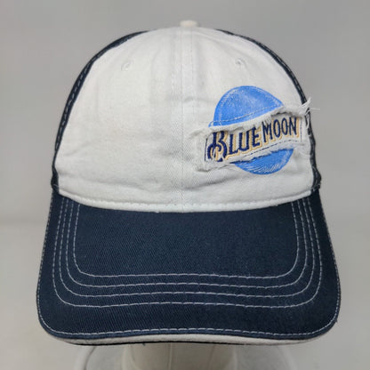 Blue Moon Brewing Co. Strapback Hat Blue OSFA Colorblock Miller Coors