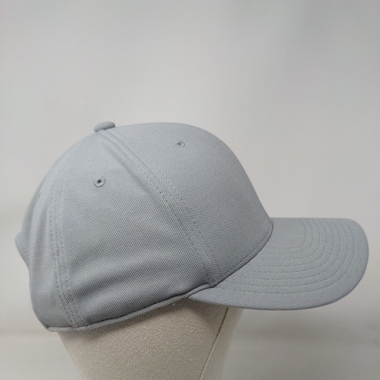 Yupoong Strapback Hat Gray One Size Embroidered 110|One Ten Flex Fit Tech