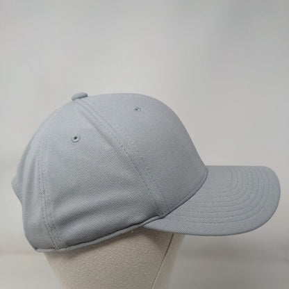 Yupoong Strapback Hat Gray One Size Embroidered 110|One Ten Flex Fit Tech