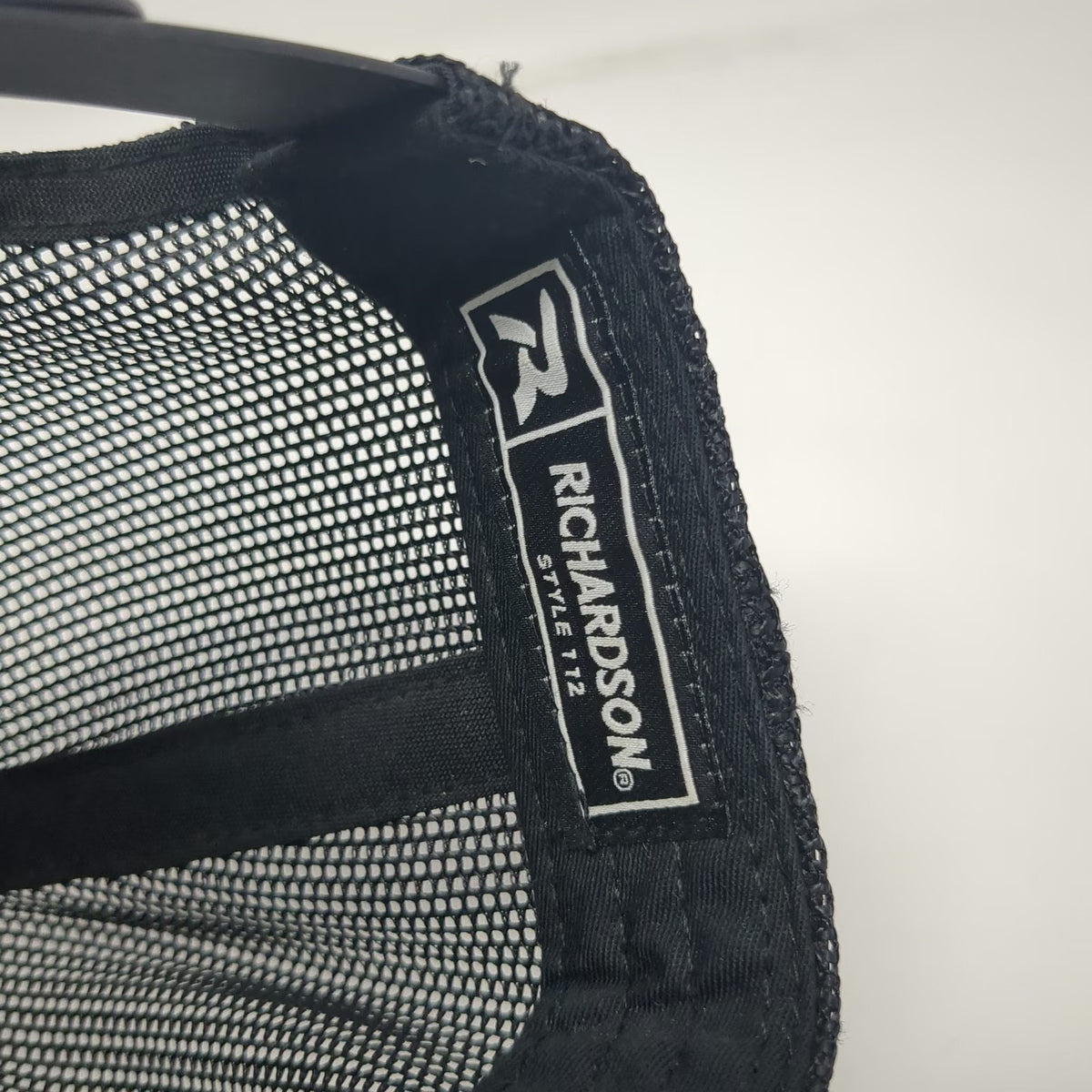Richardson Trucker Hat Black One Size Mesh Back Snapback Premier Aggregates