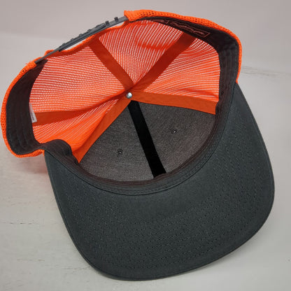 Richardson 112 Trucker Hat Gray Orange One Size Rebecca's Private Idaho Snapback