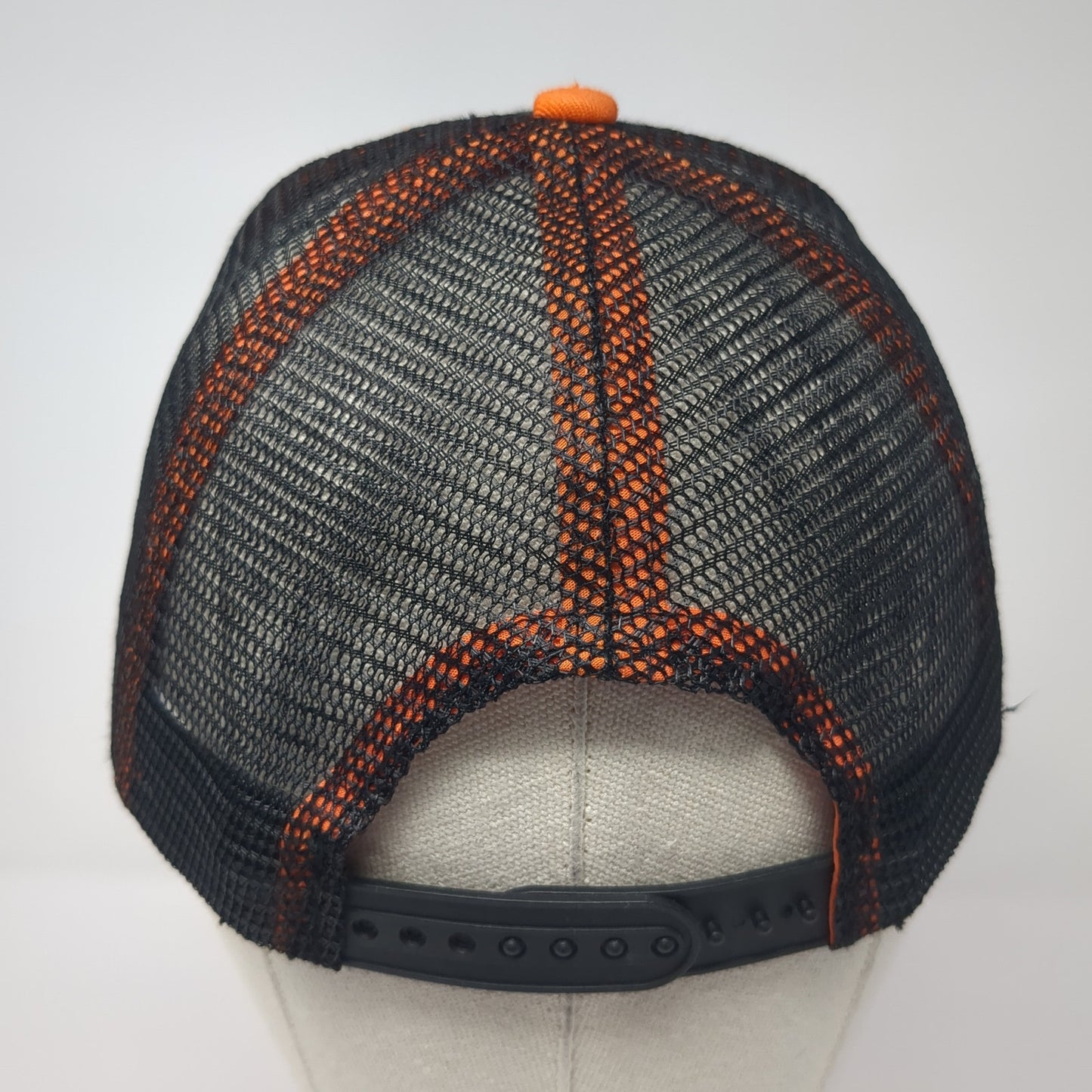 Ahern Rentals Snapback Mesh Back Trucker Hat Black One Size Adjustable