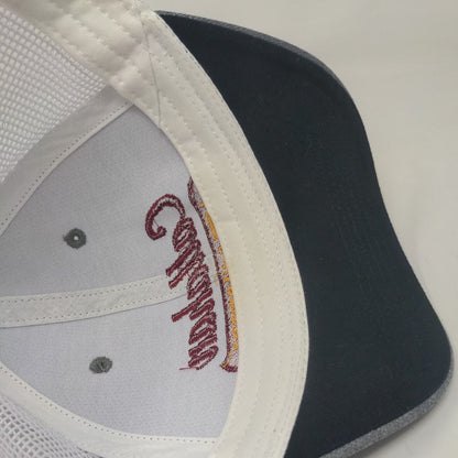Fanthread Men's Snapback Mesh Back Hat Gray Embroidered Callahan Little Warriors