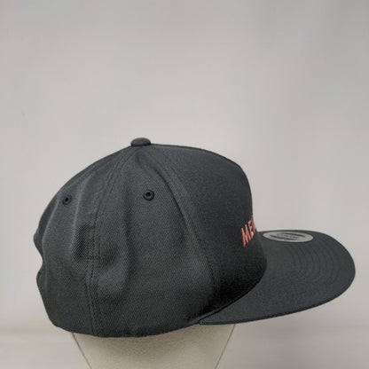 Meier Lake Snapback Hat Gray One Size Adjustable The Classics Yupoong