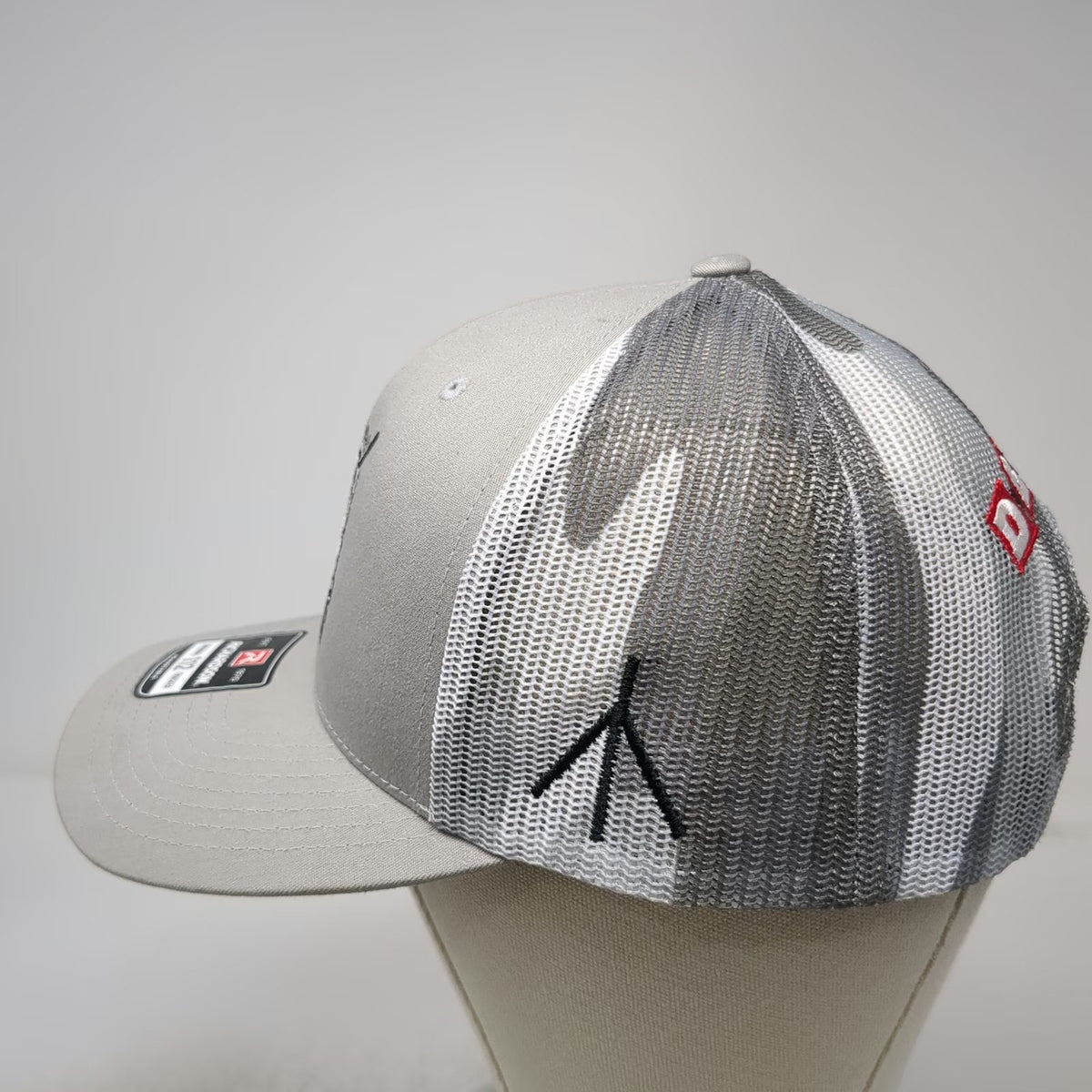 Richardson Trucker Hat Gray One Size Sandy McLeod Memorial Spurs Spikes Golf