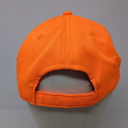 Realtree Logo Strapback Hat Orange One Size Adjustable Outdoor Cap