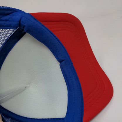 It's Not Gonna Lick Itself Snapback Trucker Hat Multi One Size Colorblock