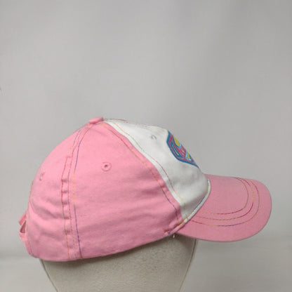 Supergirl Strapback Hat Pink OSFM Adjustable Embroidered 6 Panel DC Comics
