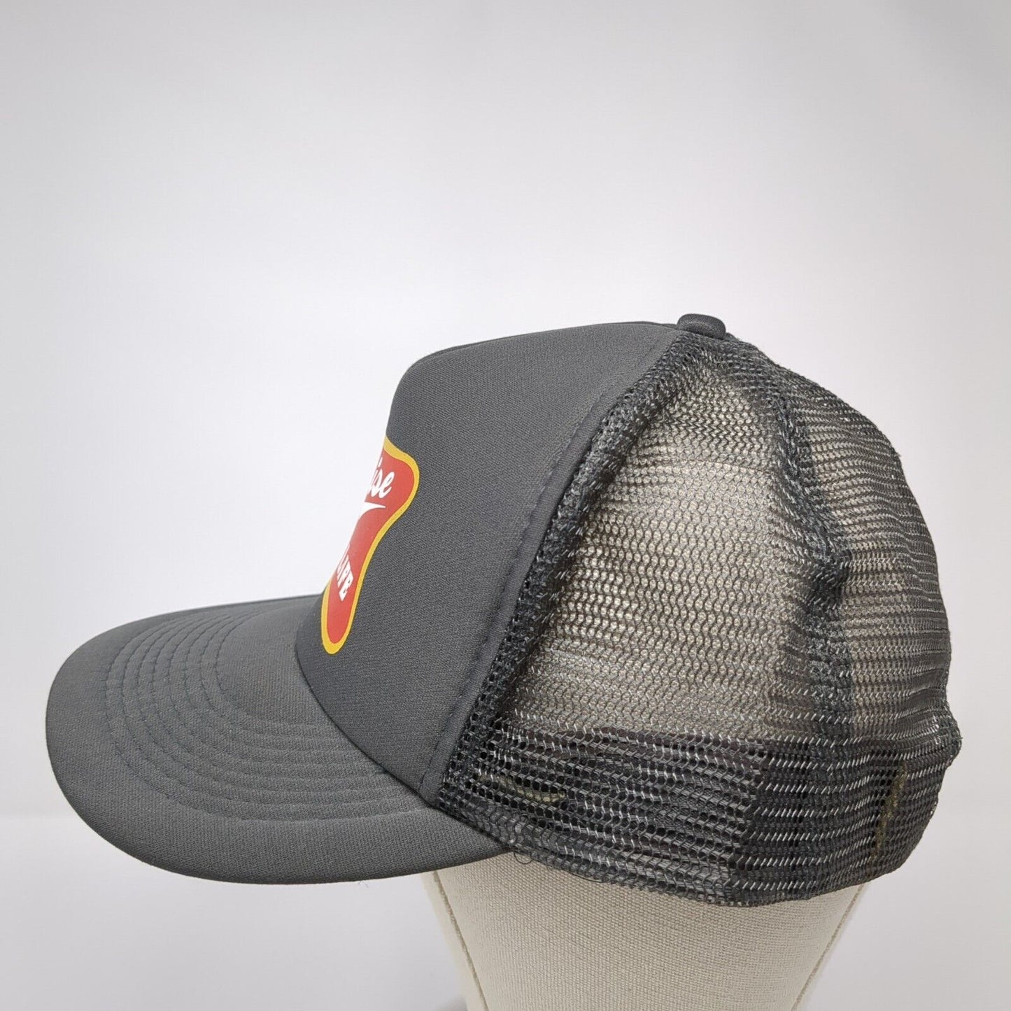 Boise High Life Snapback Trucker Hat Gray One Size Adjustable Mesh Back Otto