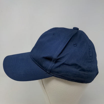 George Men's Strapback Hat Blue Blank Size One Size Vent Holes